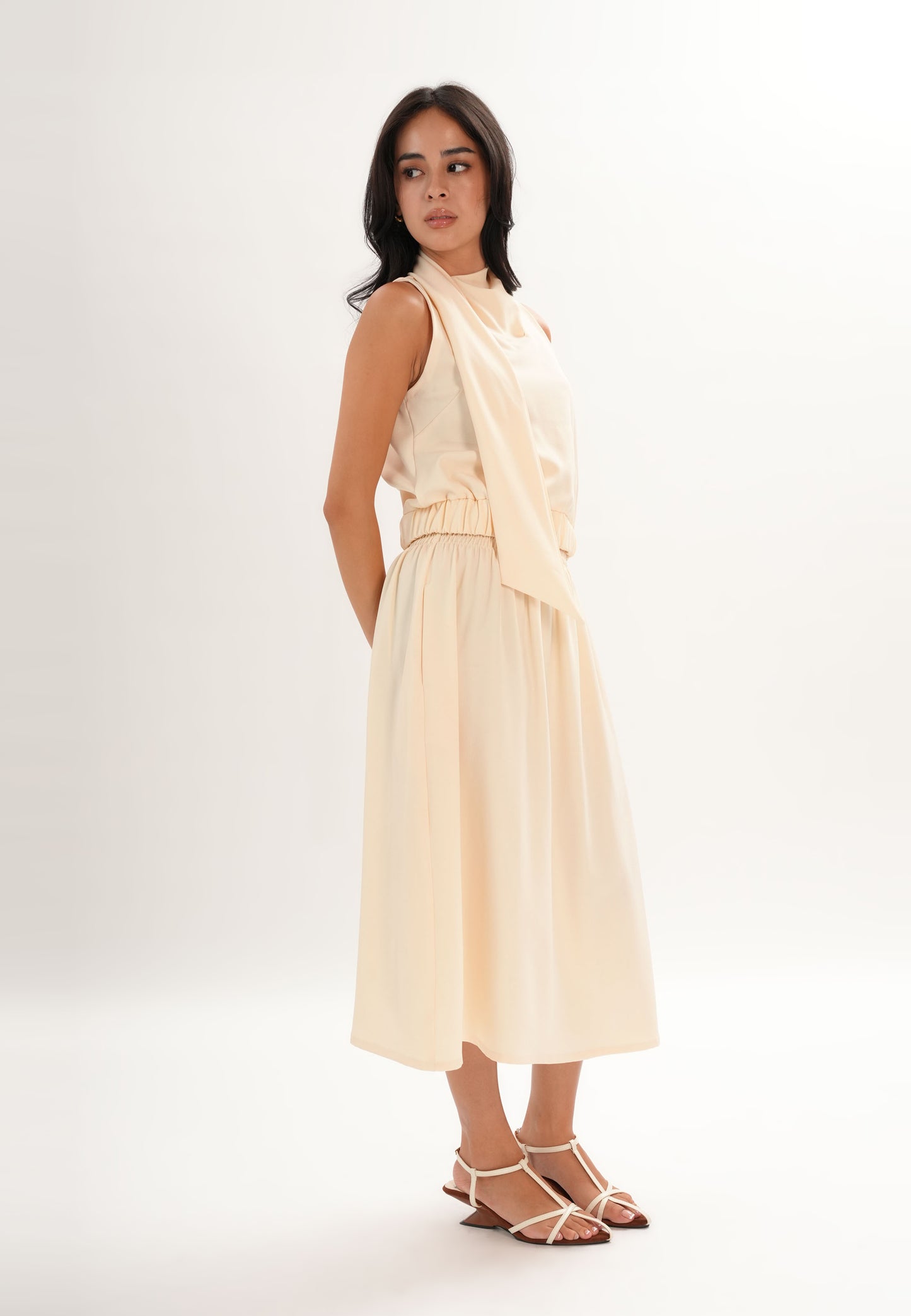 Frey Sleeveless Top (Cream)