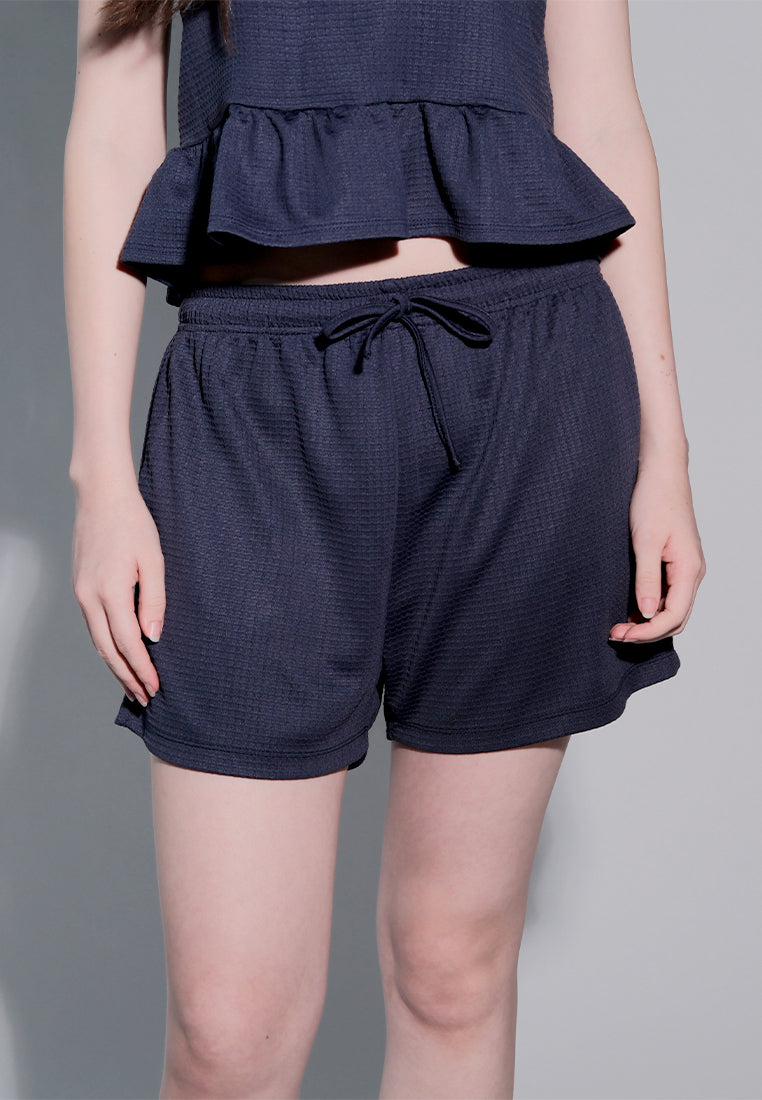 Holiday 2025 Imma Top And Shorts Set Top (Navy)