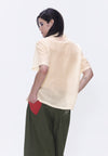 Plains & Prints x Randolf Joji Short Sleeve Top (Cream)
