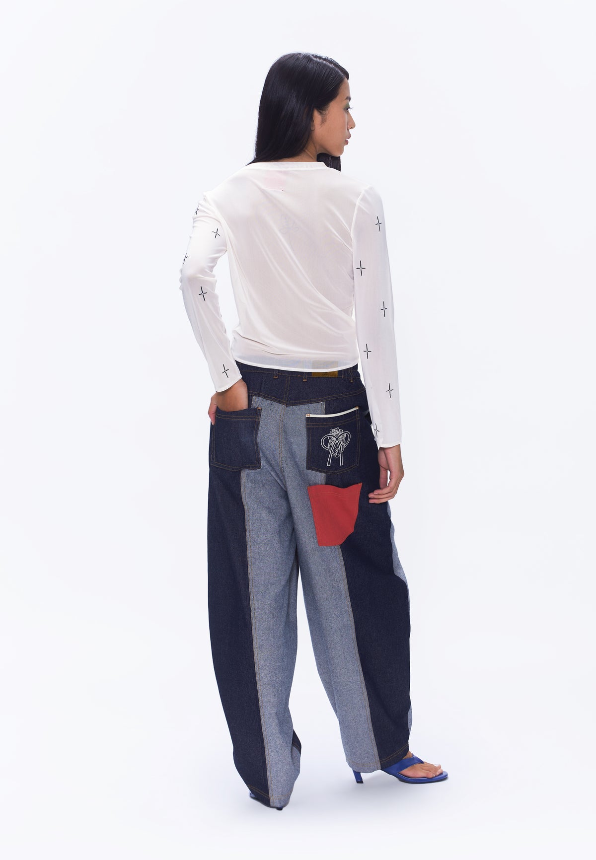Plains & Prints x Randolf Rose Long Sleeve Top (Cream)