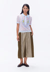 Plains & Prints x Randolf Tulip Barong Knit Short Sleeve Top (Light Blue)