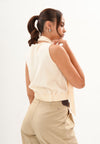 Frey Sleeveless Top (Cream)
