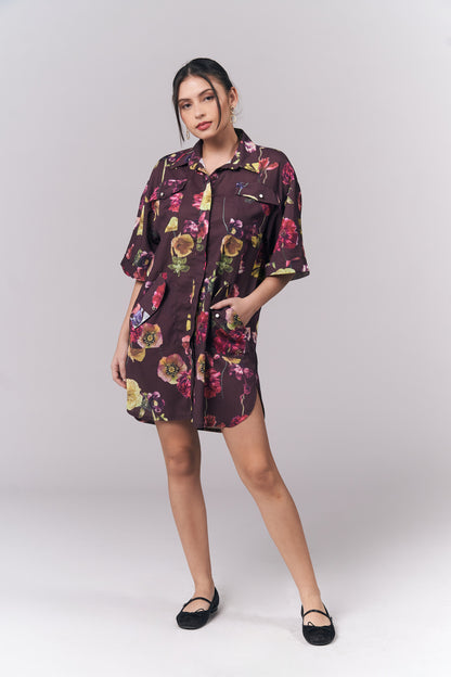 Justice Short Sleeve Dress (Multi)