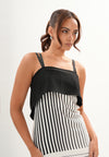 Archetype Refined Raven Multi-Way Sleeveless Dress (Printed White)