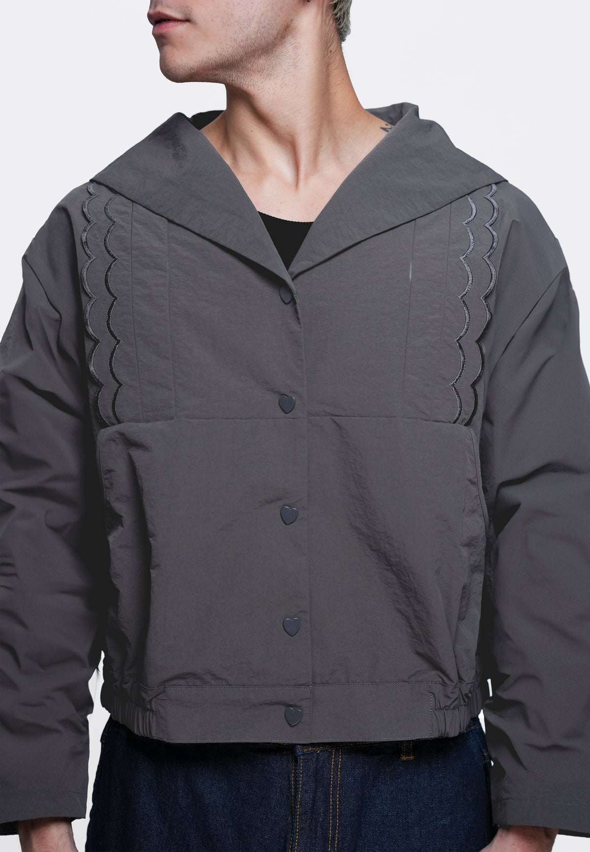Plains & Prints x Randolf Fins Long Sleeve Jacket (Charcoal)