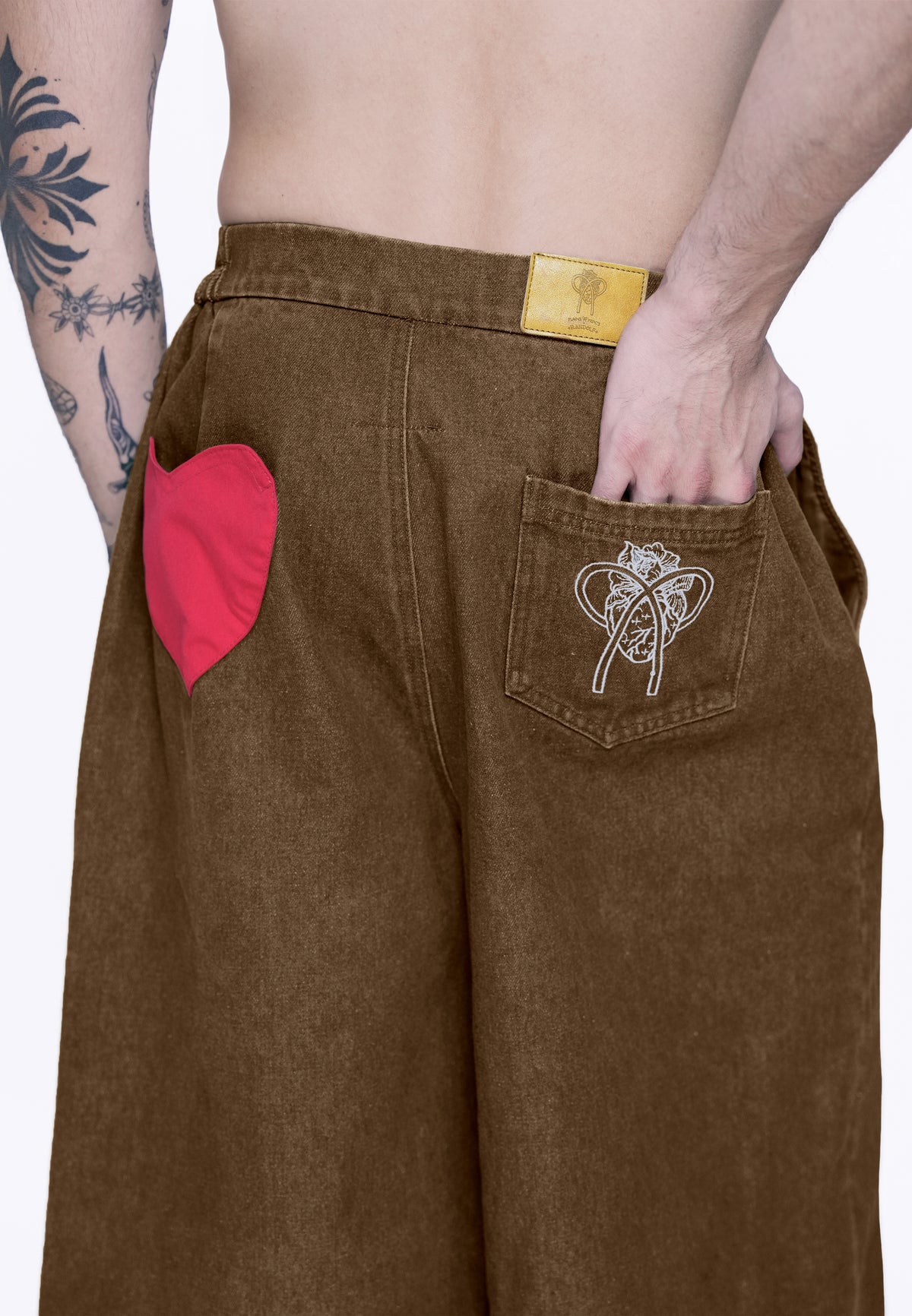 Plains & Prints x Randolf Logo Jorts (Brown)