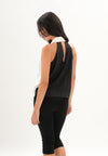 Archetype Refined Lucent Sleeveless Top (White/Black)