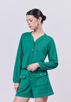Almare Ablair Long Sleeve Top (Green)