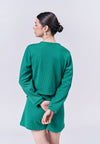 Almare Ablair Long Sleeve Top (Green)
