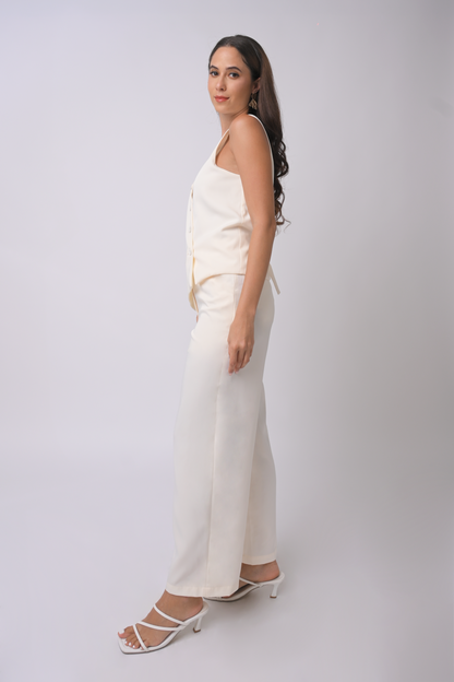 Akhi Sleeveless Top (Beige)