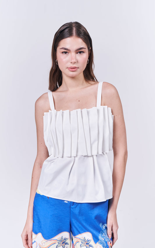 Almare Alaedon Sleeveless Top (Offwhite)