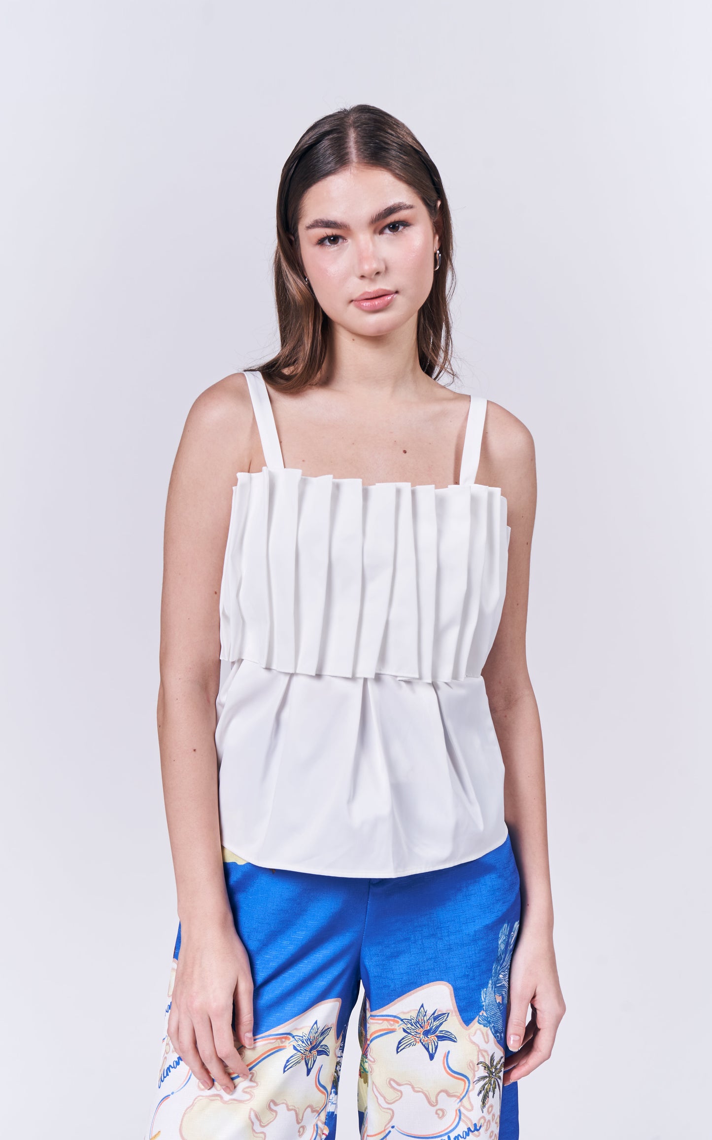 Almare Alaedon Sleeveless Top (Offwhite)