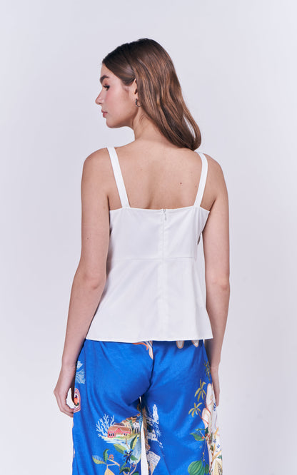 Almare Alaedon Sleeveless Top (Offwhite)