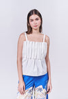 Almare Alaedon Sleeveless Top (Off-white)