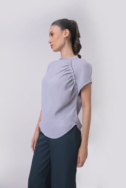 Alexa Short Sleeve SCS Top (Lilac)