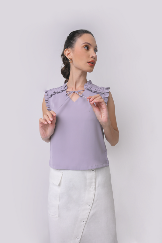 Alexa Sleeveless SCS Top (Lilac)