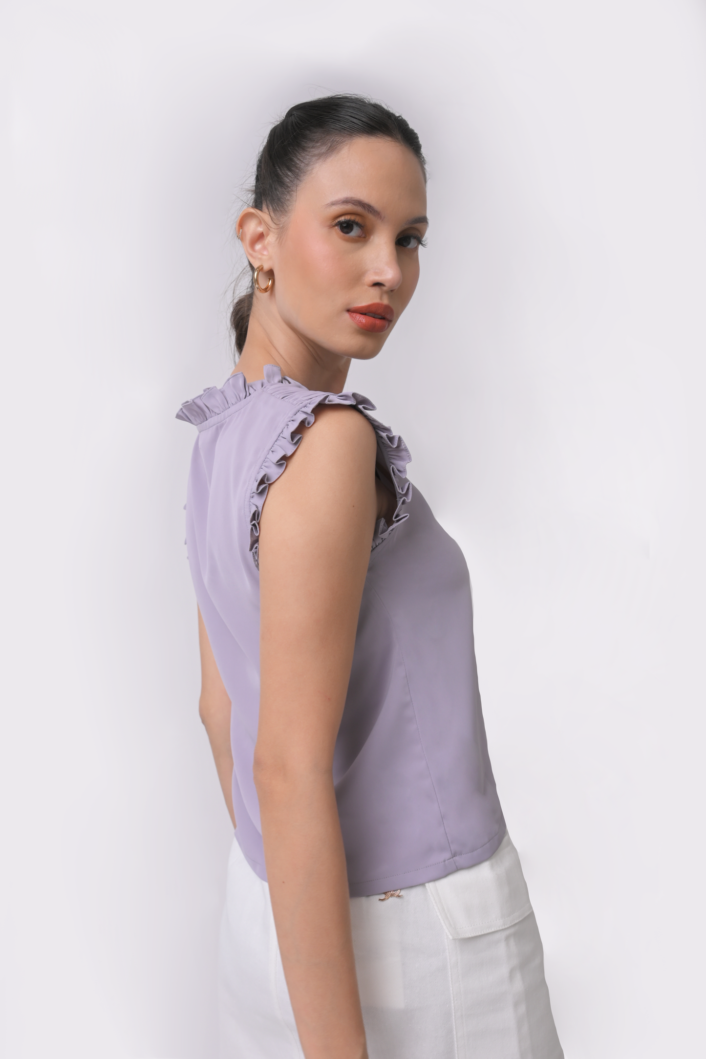 Alexa Sleeveless SCS Top (Lilac)