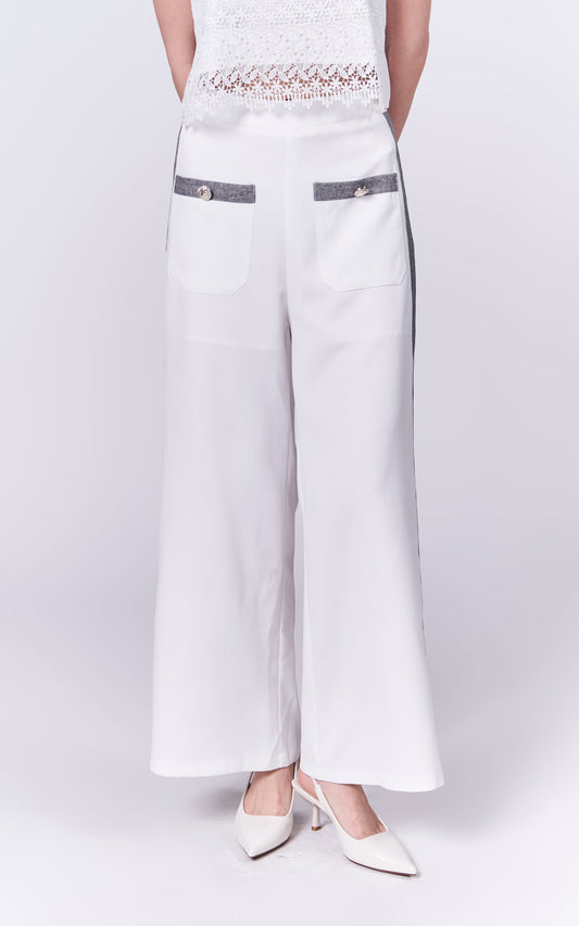 Almare Alzey Pants (White)