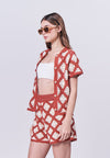Almare Amesti Shorts (Red/Cream)
