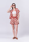 Almare Amesti Shorts (Red/Cream)