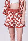 Almare Amesti Shorts (Red/Cream)