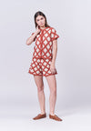 Almare Amesti Shorts (Red/Cream)