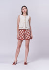 Almare Amesti Shorts (Red/Cream)
