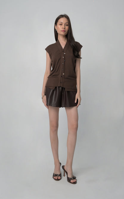 RAF Aspen Short Sleeve Top (C.Brown)