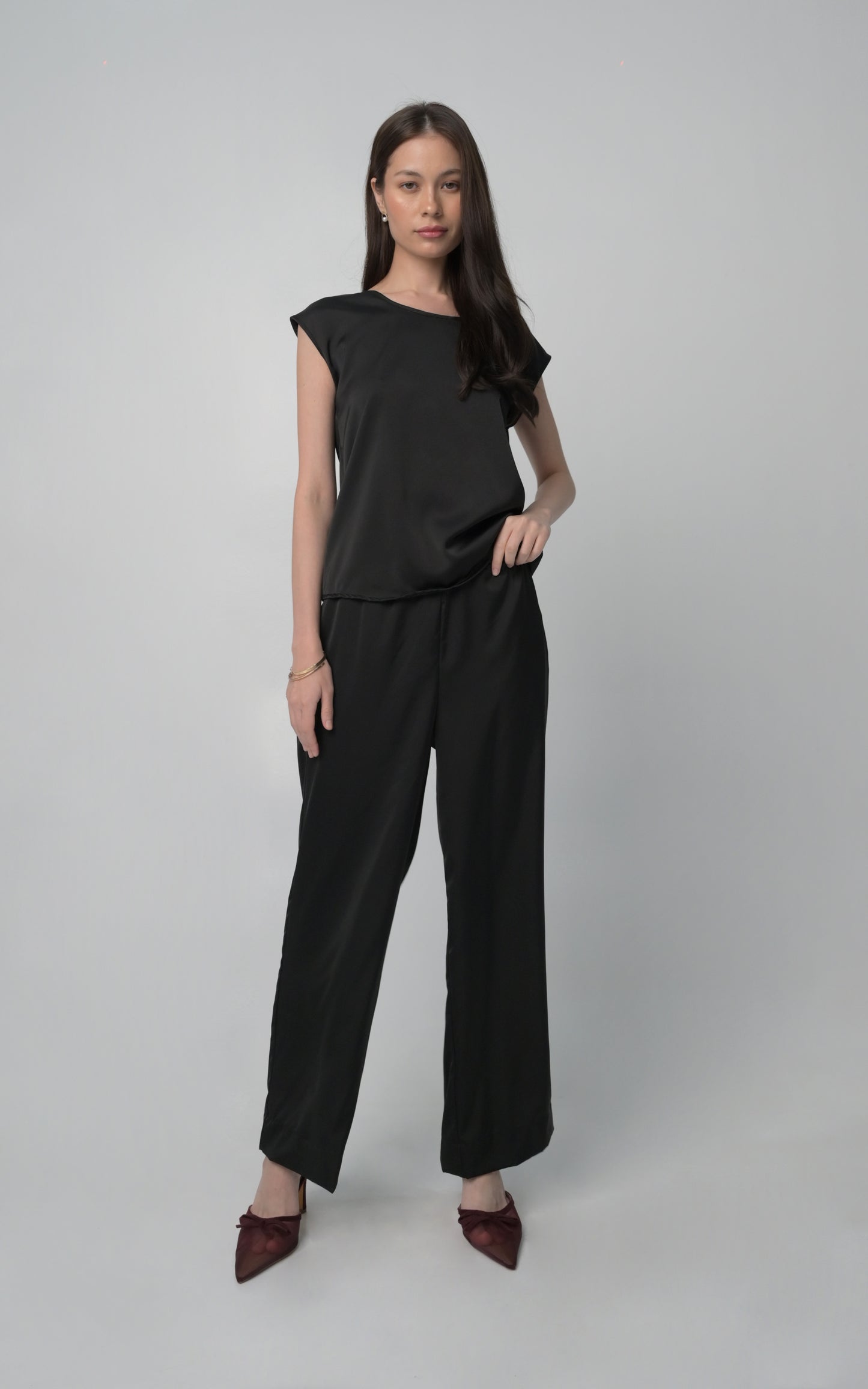 RAF Auckley Sleeveless Top And Pants (Black)