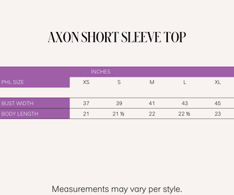 Axon Short Sleeve Top (Printed Brown)