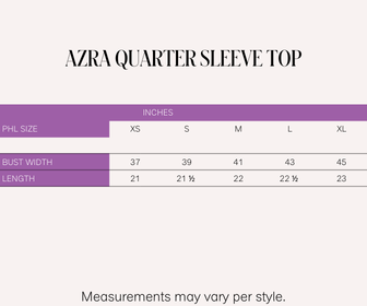 Azra Quarter Sleeve Top (Multi)