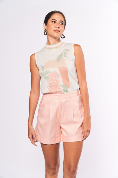 Monochromatic Arica Shorts (Peach)