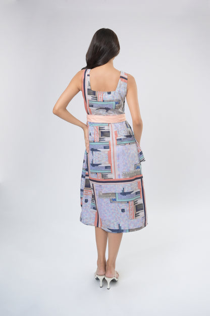 Plains & Prints X Mark Nicdao Arroceros Sleeveless Dress (Multi)