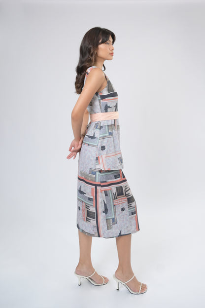 Plains & Prints X Mark Nicdao Arroceros Sleeveless Dress (Multi)