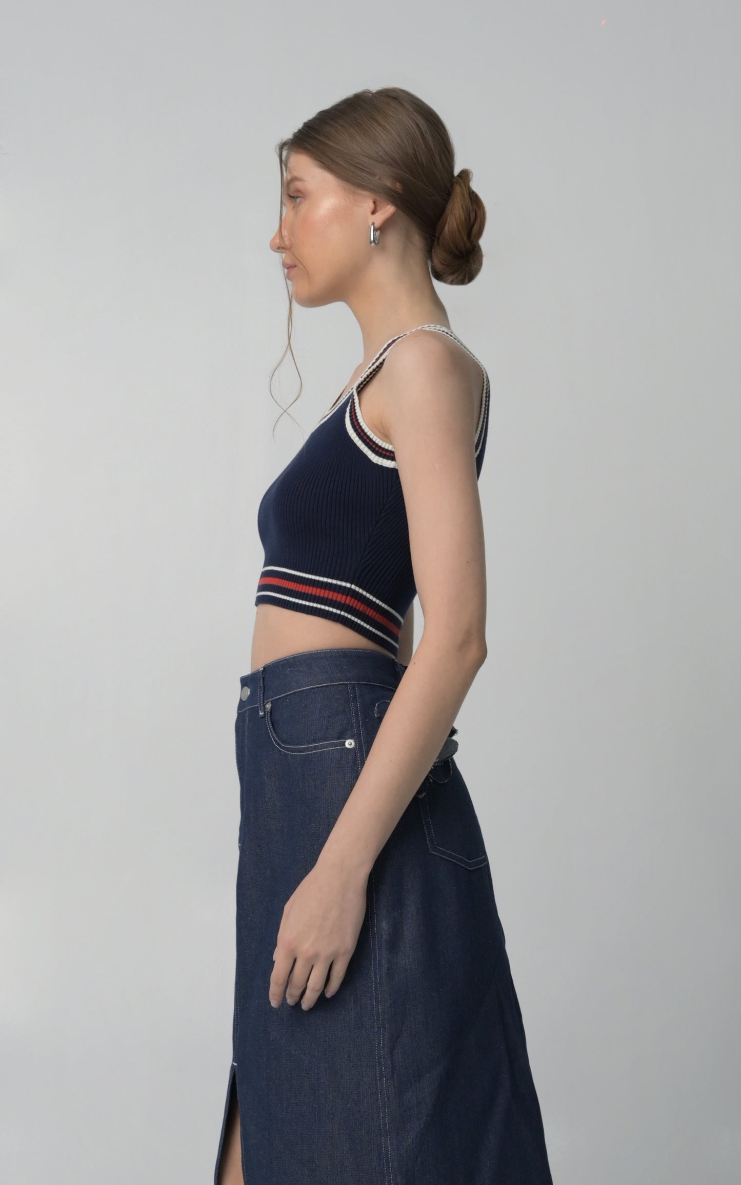 RAF Banks Sleeveless Top (Navy)