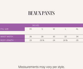 Beaux Pants (Printed Blush)