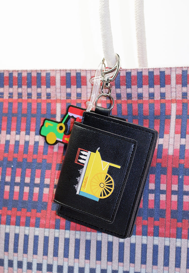 Plains & Prints × Pete Rich Card Wallet (Black)