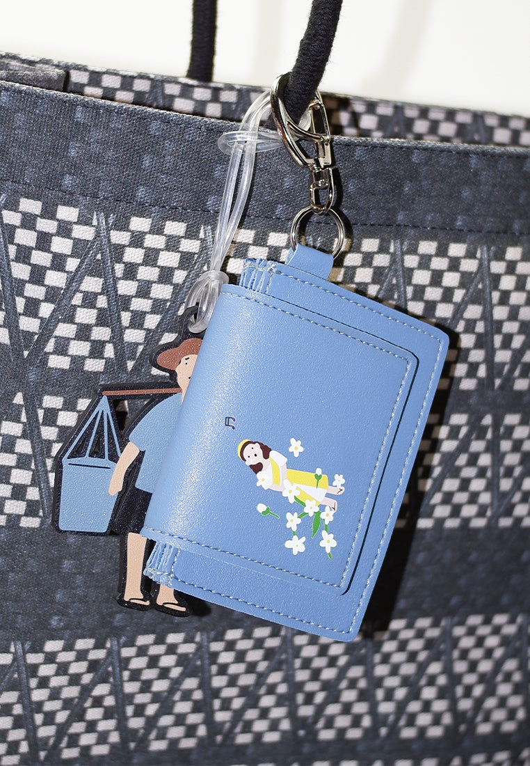 Plains & Prints × Pete Rich Card Wallet (Periwinkle)