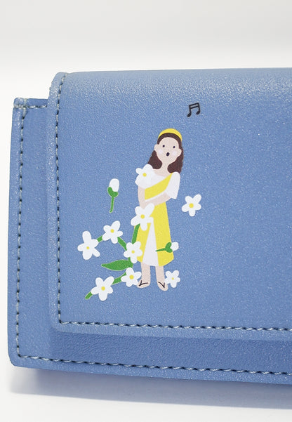 Plains & Prints × Pete Rich Card Wallet (Periwinkle)