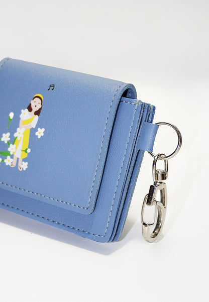 Plains & Prints × Pete Rich Card Wallet (Periwinkle)