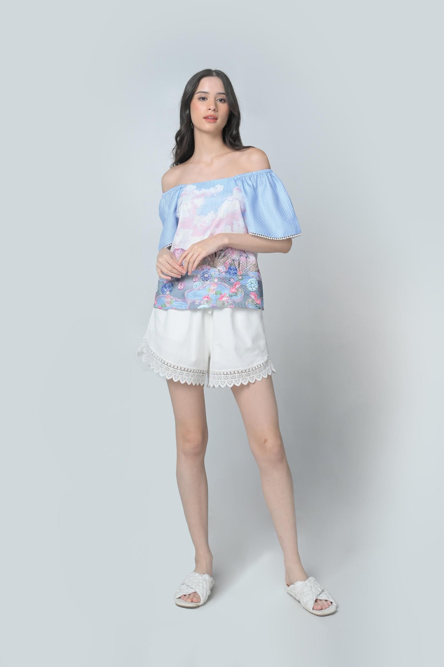 Bondi Short Sleeve Top (Multi)