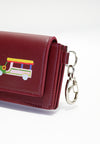 Plains & Prints × Pete Rich Card Wallet (Burgundy)