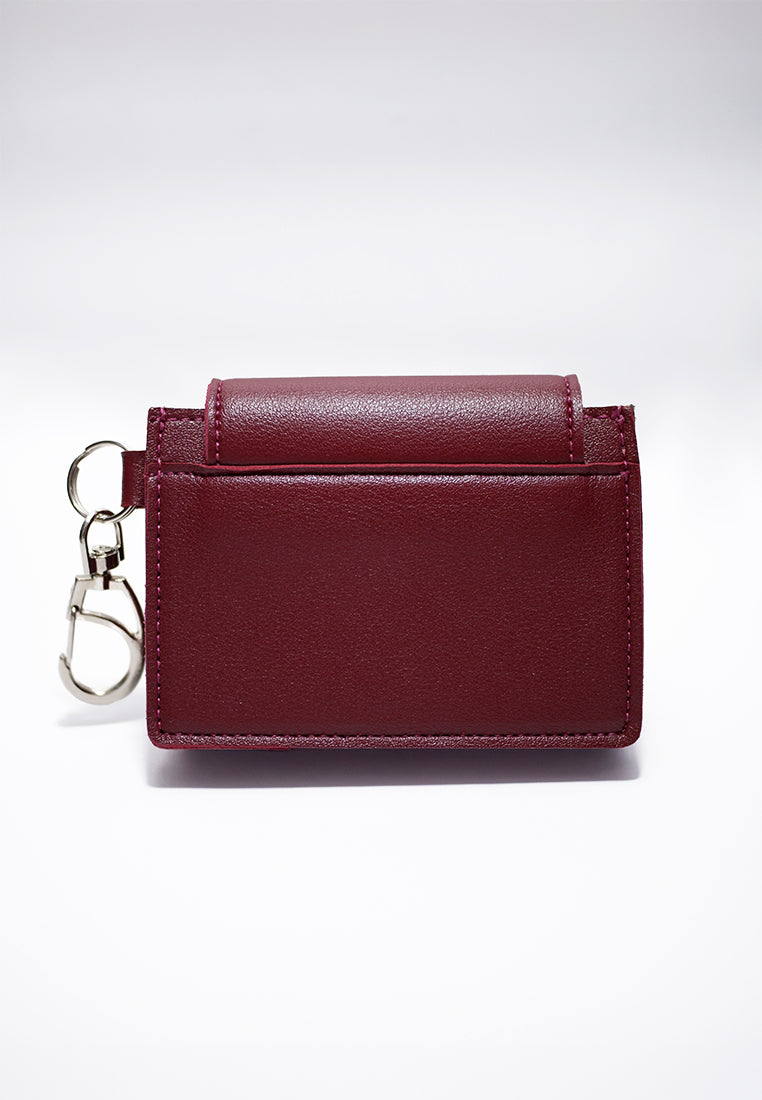 Plains & Prints × Pete Rich Card Wallet (Burgundy)