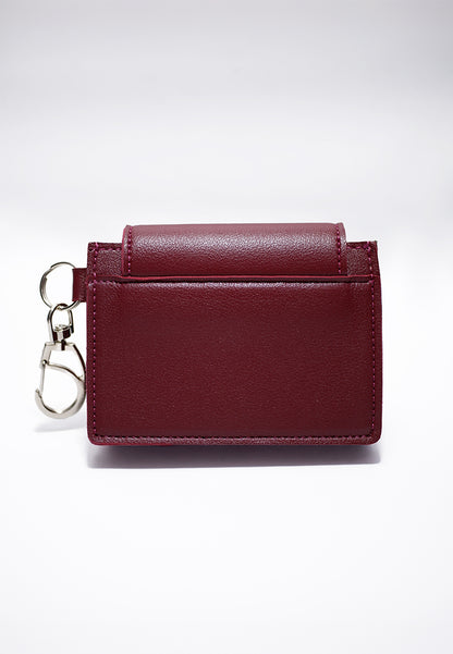 Plains & Prints × Pete Rich Card Wallet (Burgundy)