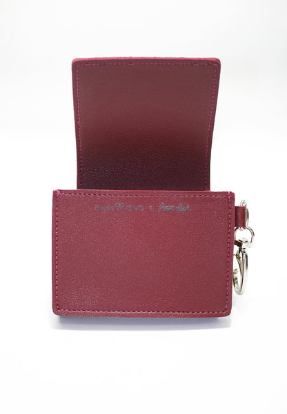 Plains & Prints × Pete Rich Card Wallet (Burgundy)