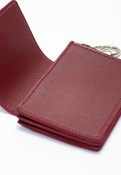Plains & Prints × Pete Rich Card Wallet (Burgundy)