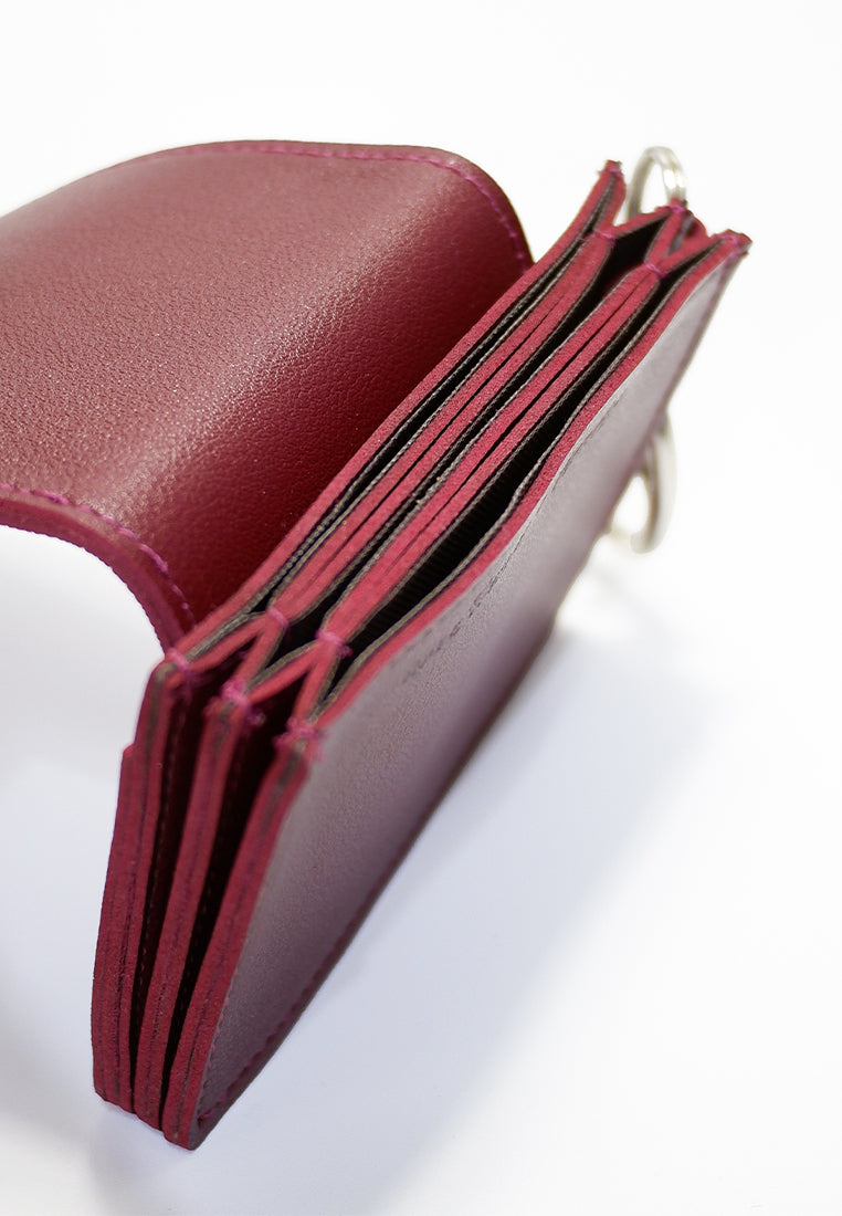 Plains & Prints × Pete Rich Card Wallet (Burgundy)
