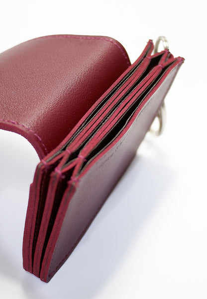 Plains & Prints × Pete Rich Card Wallet (Burgundy)