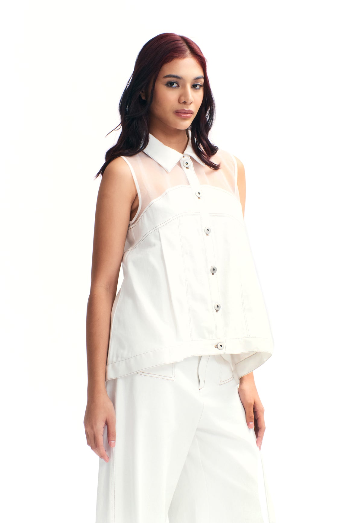 RAF Twitch Sleeveless Top (White)