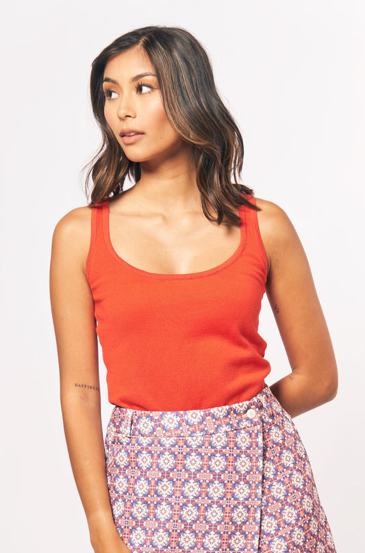 Complementary Chela 2-In-1 Top Top (Coral)
